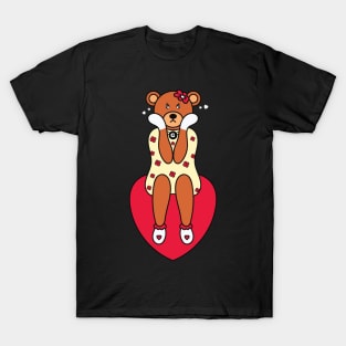 Cute Valentine's Day Bear T-Shirt